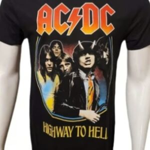 AC/DC Black Graphic T-Shirt